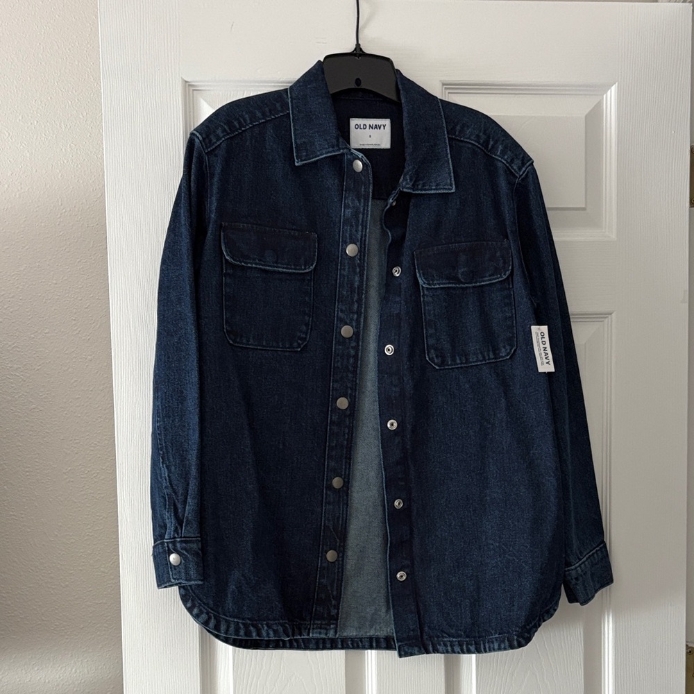 Old Navy Indigo Denim Button-Up